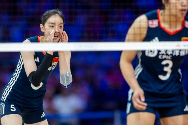 Women s Volleyball Nations League Finals 2025 Xiaolan Yin during the Woman™s Volleyball Nations League 2025 Quarter-finals match between Poland and China , at Atlas Arena in Lodz, Poland, on July 23, 2025. Lodz Poland  Copyright: xAndrzejxIwanczukx originalFilename:iwanczuk-womensvo250723_npJxZ.jpg