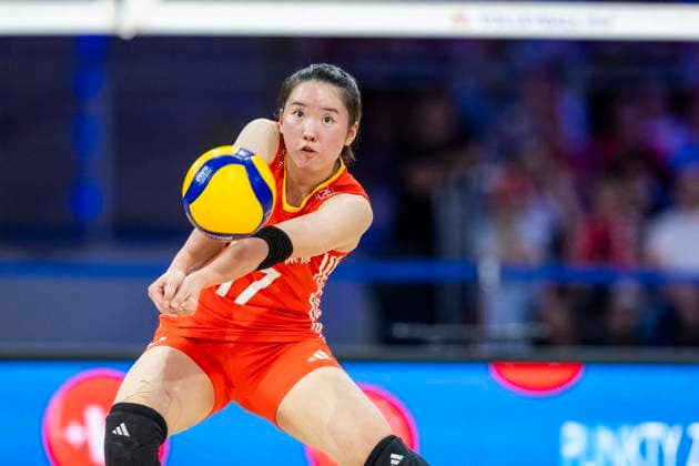 Women s Volleyball Nations League Finals 2025 Feifan Ni during the Woman™s Volleyball Nations League 2025 Quarter-finals match between Poland and China , at Atlas Arena in Lodz, Poland, on July 23, 2025. Lodz Poland  Copyright: xAndrzejxIwanczukx originalFilename:iwanczuk-womensvo250723_npRZQ.jpg