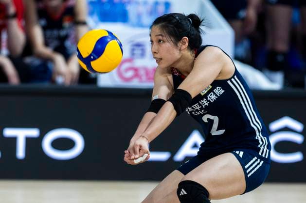 Women s Volleyball Nations League Finals 2025 Yushan Zhuang during the Woman™s Volleyball Nations League 2025 Quarter-finals match between Poland and China , at Atlas Arena in Lodz, Poland, on July 24, 2025. Lodz Poland  Copyright: xAndrzejxIwanczukx originalFilename:iwanczuk-womensvo250724_np0Uw.jpg