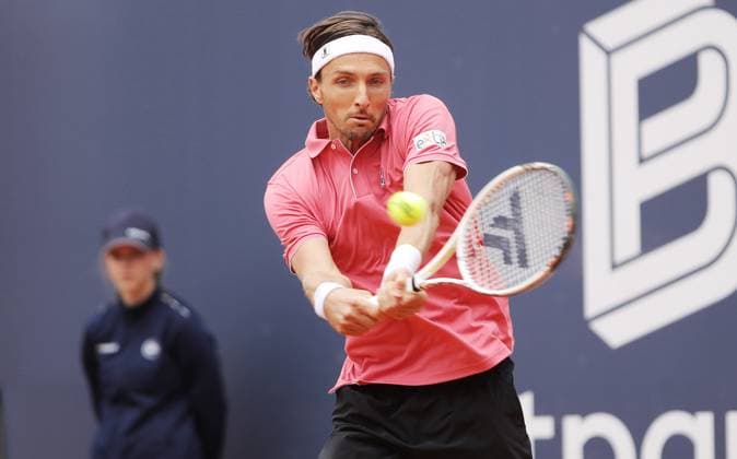 TENNIS - ATP, Tennis Herren Generali Open 2025 KITZBUEHEL,AUSTRIA,24.JUL.25 - TENNIS - ATP World Tour, Generali Open. Image shows Arthur Rinderknech (FRA).  GEPAxpictures xMatthiasxHauer