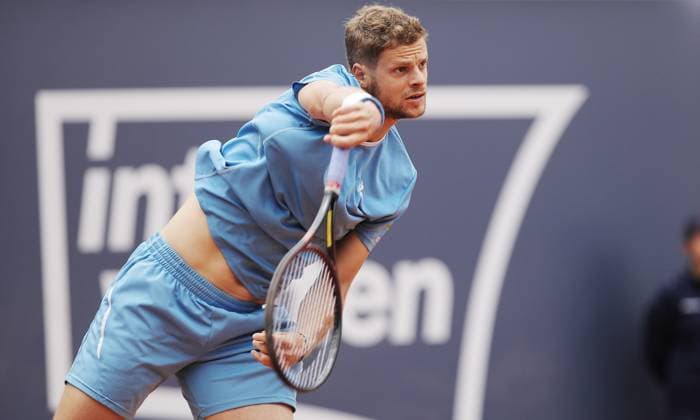 TENNIS - ATP, Tennis Herren Generali Open 2025 KITZBUEHEL,AUSTRIA,24.JUL.25 - TENNIS - ATP World Tour, Generali Open. Image shows Yannick Hanfmann (GER).  GEPAxpictures xMatthiasxHauer