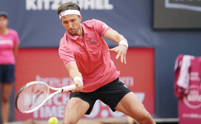 TENNIS - ATP, Tennis Herren Generali Open 2025 KITZBUEHEL,AUSTRIA,24.JUL.25 - TENNIS - ATP World Tour, Generali Open. Image shows Arthur Rinderknech (FRA).  GEPAxpictures xMatthiasxHauer