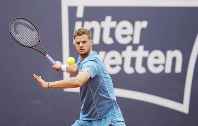 TENNIS - ATP, Tennis Herren Generali Open 2025 KITZBUEHEL,AUSTRIA,24.JUL.25 - TENNIS - ATP World Tour, Generali Open. Image shows Yannick Hanfmann (GER).  GEPAxpictures xMatthiasxHauer