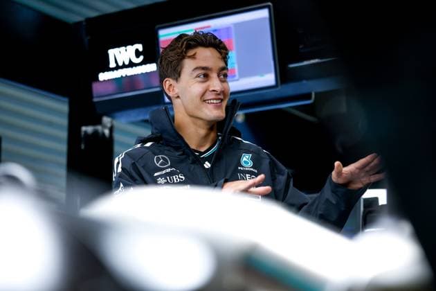 63 George Russell GBR, Mercedes AMG Petronas F1 Team , F1 Grand Prix of Belgium at Circuit de Spa Francorchamps on July 24, 2025 in Spa Francorchamps, Belgium Photo by HOCH ZWEI Spa Francorchamps Belgium