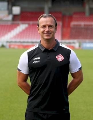 24 07 2025, Regionalliga Bayern, FC Wuerzburger Kickers, Regionalliga Bayern, Portraettermin 2025 2026 v li Trainer Marc Reitmaier FC Wuerzburger Kickers , single picture, portrait, portrait format Wuerzburg AKON ARENA Bayern Germany