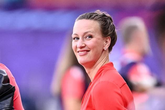 Almuth Schult Looks on during the UEFA Women s EURO 2025 Semi Final match between Germany and Spain at Stadion Letzigrund on July 23, 2025 in Zurich, Switzerland Photo by Harry Langer DeFodi Images