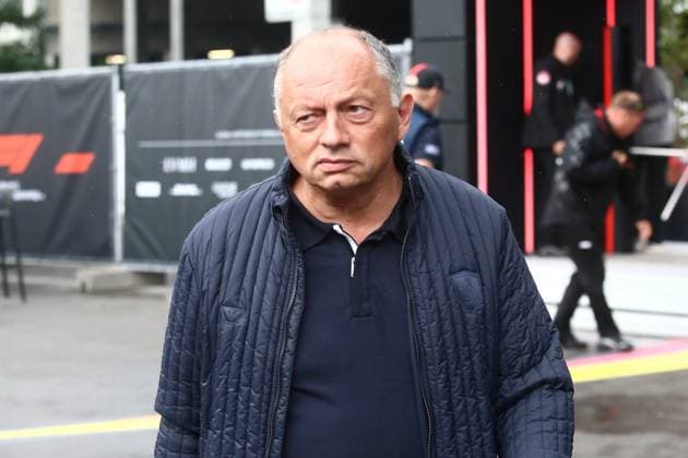 24 07 2025, xsvx, Motorsport FIA Formula 1, Belgian Grand Prix v l Team Principal Frederic Fred Vasseur Scuderia Ferrari FIA REGULATIONS PROHIBIT ANY USE OF PHOTOGRAPHS as IMAGE SEQUENCES and or QUASI VIDEO Spa
