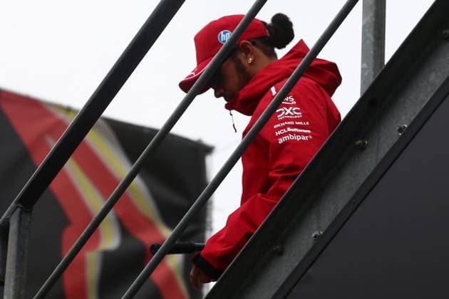 24 07 2025, xsvx, Motorsport FIA Formula 1, Belgian Grand Prix v l Lewis Hamilton Ferrari starting number 44 FIA REGULATIONS PROHIBIT ANY USE OF PHOTOGRAPHS as IMAGE SEQUENCES and or QUASI VIDEO Spa