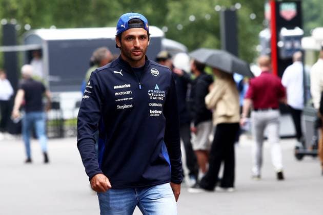 24 07 2025, xsvx, Motorsport FIA Formula 1, Belgian Grand Prix v l Carlos Sainz Williams Racing starting number 55 FIA REGULATIONS PROHIBIT ANY USE OF PHOTOGRAPHS as IMAGE SEQUENCES and or QUASI VIDEO Spa