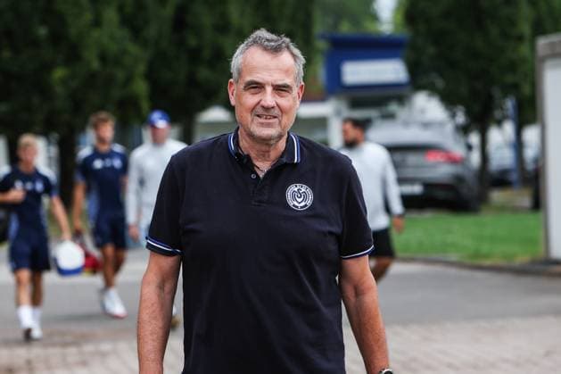 Sport, Football, 3 Liga Season 2025 2026 Training MSV Duisburg 24 07 2025, Training ground MSV Duisburg Christian Stiefelhagen Board of Directors MSV Duisburg Duisburg Training ground MSV Duisburg North Rhine-Westphalia Germany