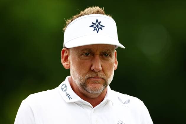 Ian Poulter of England during his round. LIV Golf UK, Pro-AM, Golf, JCB Golf & Country Club, Uttoxeter, UK - 24 Jul 2025Uttoxeter JCB Golf & Country Club United Kingdom EDITORIAL USE ONLY No use with unauthorised audio, video, data, fixture lists, club league logos or live services. Online in-match use limited to 120 images, no video emulation. No use in betting, games or single club league player publications. Copyright: xJamesxMarsh Shutterstockx 15410870ak