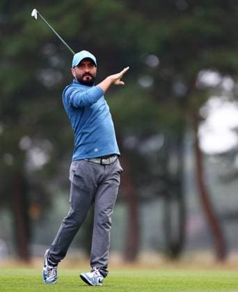 Golf Saudi CEO Noah Alireza during his round. LIV Golf UK, Pro-AM, Golf, JCB Golf & Country Club, Uttoxeter, UK - 24 Jul 2025Uttoxeter JCB Golf & Country Club United Kingdom EDITORIAL USE ONLY No use with unauthorised audio, video, data, fixture lists, club league logos or live services. Online in-match use limited to 120 images, no video emulation. No use in betting, games or single club league player publications. Copyright: xJamesxMarsh Shutterstockx 15410870y