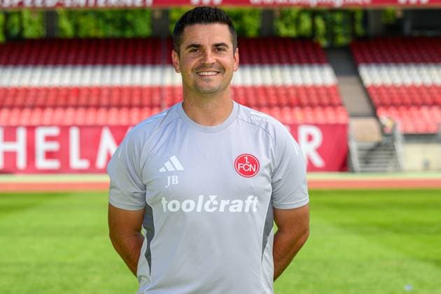 23 07 2025 1 FC Nuremberg FCN Club 2 Football Bundesliga BL Season 2025 2026 Photo appointment Portrait appointment Presentation Press appointment Single photo Single photo Portrait Portrait Headshot Jens Bauer Co Coach 1 FC Nuremberg FCN