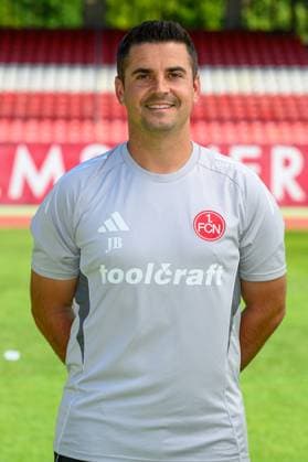 23 07 2025 1 FC Nuremberg FCN Club 2 Football Bundesliga BL Season 2025 2026 Photo appointment Portrait appointment Presentation Press appointment Single photo Single photo Portrait Portrait Headshot Jens Bauer Co Coach 1 FC Nuremberg FCN