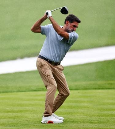LIV Golf Chairman Yasir Al-Rumayyan during his round. LIV Golf UK, Pro-AM, Golf, JCB Golf & Country Club, Uttoxeter, UK - 24 Jul 2025Uttoxeter JCB Golf & Country Club United Kingdom EDITORIAL USE ONLY No use with unauthorised audio, video, data, fixture lists, club league logos or live services. Online in-match use limited to 120 images, no video emulation. No use in betting, games or single club league player publications. Copyright: xJamesxMarsh Shutterstockx 15410870t