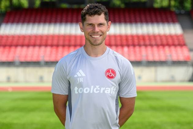 23 07 2025 1 FC Nuremberg FCN Club 2 Football Bundesliga BL Season 2025 2026 Photo appointment Portrait appointment Presentation Press appointment Single photo Single photo Portrait Portrait headshot Johannes Rösch Roesch Rehab coach 1 FC Nuremberg FCN