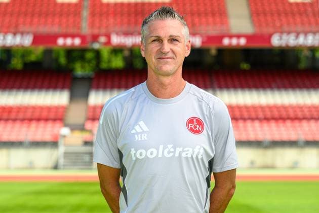 23 07 2025 1 FC Nuremberg FCN Club 2 Football Bundesliga BL Season 2025 2026 Photo appointment Portrait appointment Presentation Presentation Press appointment Single photo Single photo Portrait Portrait Headshot Marko Riegel Crew member 1 FC Nuremberg FCN