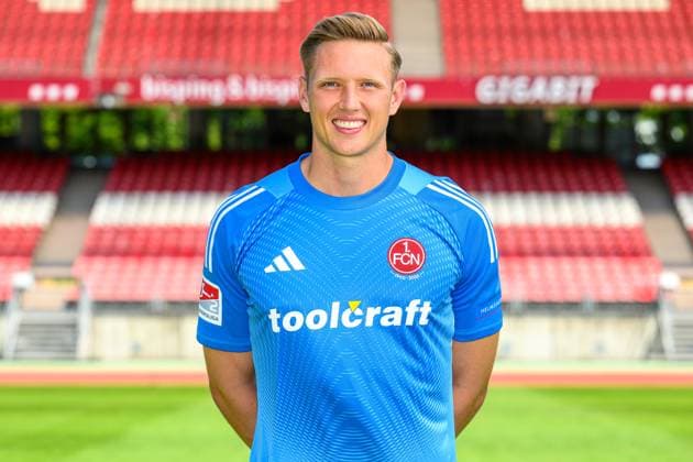 23 07 2025 1 FC Nuremberg FCN Club 2 Football Bundesliga BL Season 2025 2026 Photo appointment Portrait appointment Presentation Presentation Press appointment Single photo Single photo Portrait Portrait Headshot Jan Reichert 1, 1 FC Nuremberg FCN