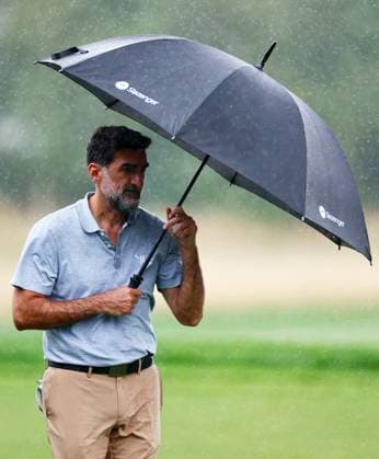 LIV Golf Chairman Yasir Al-Rumayyan during his round. LIV Golf UK, Pro-AM, Golf, JCB Golf & Country Club, Uttoxeter, UK - 24 Jul 2025Uttoxeter JCB Golf & Country Club United Kingdom EDITORIAL USE ONLY No use with unauthorised audio, video, data, fixture lists, club league logos or live services. Online in-match use limited to 120 images, no video emulation. No use in betting, games or single club league player publications. Copyright: xJamesxMarsh Shutterstockx 15410870at