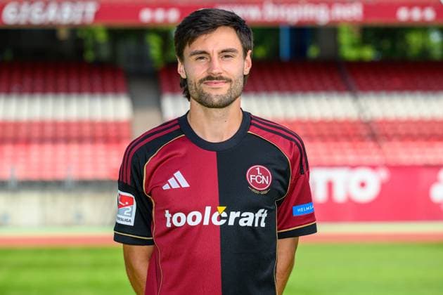 23 07 2025 1 FC Nuremberg FCN Club 2 Football Bundesliga BL Season 2025 2026 Photo appointment Portrait appointment Presentation Press appointment Single photo Single photo Portrait Portrait Headshot Tom Baack 5, 1 FC Nuremberg FCN