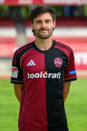 23 07 2025 1 FC Nuremberg FCN Club 2 Football Bundesliga BL Season 2025 2026 Photo appointment Portrait appointment Presentation Press appointment Single photo Single photo Portrait Portrait Headshot Tom Baack 5, 1 FC Nuremberg FCN