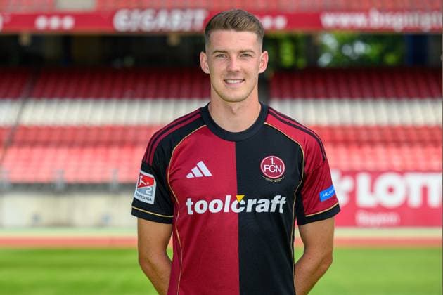 23 07 2025 1 FC Nuremberg FCN Club 2 Football Bundesliga BL Season 2025 2026 Photo appointment Portrait appointment Presentation Press appointment Single photo Single photo Portrait Portrait Headshot Florian Flick 6, 1 FC Nuremberg FCN