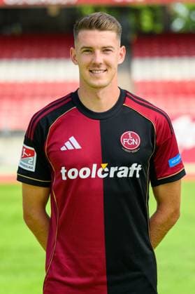 23 07 2025 1 FC Nuremberg FCN Club 2 Football Bundesliga BL Season 2025 2026 Photo appointment Portrait appointment Presentation Press appointment Single photo Single photo Portrait Portrait Headshot Florian Flick 6, 1 FC Nuremberg FCN