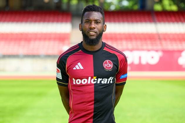 23 07 2025 1 FC Nuremberg FCN Club 2 Football Bundesliga BL Season 2025 2026 Photo appointment Portrait appointment Presentation Press appointment Single photo Single photo Portrait Portrait Headshot Mickael Mickaël Biron 7, 1 FC Nuremberg FCN