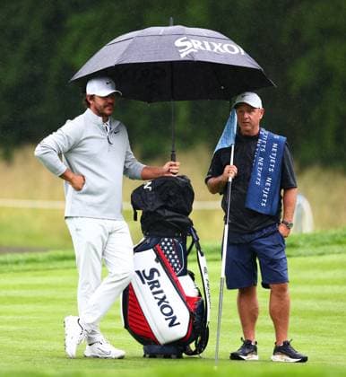 Brooks Koepka of USA during his round. LIV Golf UK, Pro-AM, Golf, JCB Golf & Country Club, Uttoxeter, UK - 24 Jul 2025Uttoxeter JCB Golf & Country Club United Kingdom EDITORIAL USE ONLY No use with unauthorised audio, video, data, fixture lists, club league logos or live services. Online in-match use limited to 120 images, no video emulation. No use in betting, games or single club league player publications. Copyright: xJamesxMarsh Shutterstockx 15410870ap
