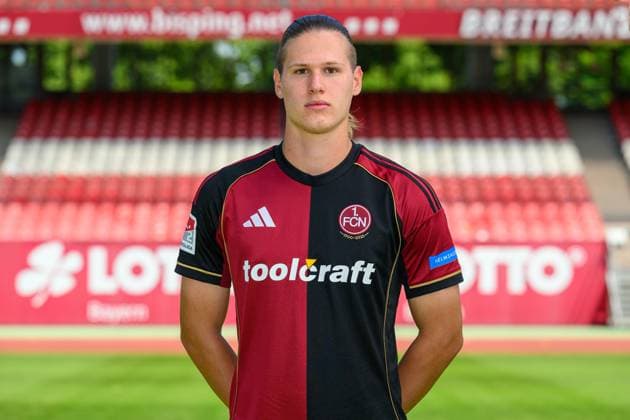 23 07 2025 1 FC Nuremberg FCN Club 2 Football Bundesliga BL Season 2025 2026 Photo appointment Portrait appointment Presentation Press appointment Single photo Single photo Portrait Portrait Headshot Artem Stepanov 11, 1 FC Nuremberg FCN