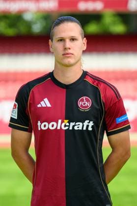 23 07 2025 1 FC Nuremberg FCN Club 2 Football Bundesliga BL Season 2025 2026 Photo appointment Portrait appointment Presentation Press appointment Single photo Single photo Portrait Portrait Headshot Artem Stepanov 11, 1 FC Nuremberg FCN