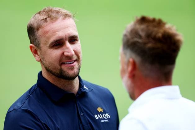 Cricketer Liam Livingstone. LIV Golf UK, Pro-AM, Golf, JCB Golf & Country Club, Uttoxeter, UK - 24 Jul 2025Uttoxeter JCB Golf & Country Club United Kingdom EDITORIAL USE ONLY No use with unauthorised audio, video, data, fixture lists, club league logos or live services. Online in-match use limited to 120 images, no video emulation. No use in betting, games or single club league player publications. Copyright: xJamesxMarsh Shutterstockx 15410870an