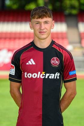 23 07 2025 1 FC Nürnberg FCN Club 2 Soccer Bundesliga BL Season 2025 2026 Photo appointment Portrait appointment Presentation Press appointment Single photo Single photo Portrait Portrait Headshot Benjamin Goller 14, 1 FC Nürnberg FCN