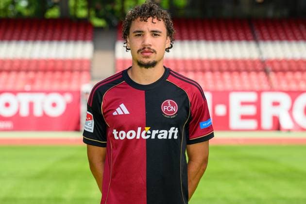 23 07 2025 1 FC Nuremberg FCN Club 2 Football Bundesliga BL Season 2025 2026 Photo appointment Portrait appointment Presentation Press appointment Single photo Single photo Portrait Portrait Headshot Rafael Lubach 18, 1 FC Nuremberg FCN