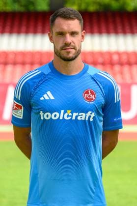 23 07 2025 1 FC Nuremberg FCN Club 2 Football Bundesliga BL Season 2025 2026 Photo appointment Portrait appointment Presentation Presentation Press appointment Single photo Single photo Portrait Portrait Headshot Christian Mathenia 26, 1 FC Nuremberg FCN