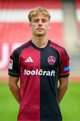 23 07 2025 1 FC Nuremberg FCN Club 2 Football Bundesliga BL Season 2025 2026 Photo appointment Portrait appointment Presentation Press appointment Single photo Single photo Portrait Portrait Headshot Tim Janisch 32, 1 FC Nuremberg FCN