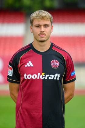 23 07 2025 1 FC Nuremberg FCN Club 2 Football Bundesliga BL Season 2025 2026 Photo appointment Portrait appointment Presentation Press appointment Single photo Single photo Portrait Portrait Headshot Nick Seidel 33, 1 FC Nuremberg FCN