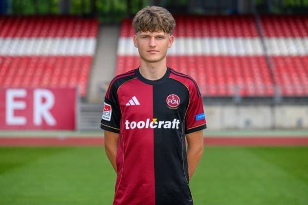 23 07 2025 1 FC Nuremberg FCN Club 2 Football Bundesliga BL Season 2025 2026 Photo appointment Portrait appointment Presentation Presentation Press appointment Single photo Single photo Portrait Portrait Headshot Kristian Mandic 36, 1 FC Nuremberg FCN