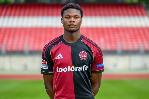 23 07 2025 1 FC Nuremberg FCN Club 2 Football Bundesliga BL Season 2025 2026 Photo appointment Portrait appointment Presentation Press appointment Single photo Single photo Portrait Portrait Headshot Winners Osawe 38, 1 FC Nuremberg FCN