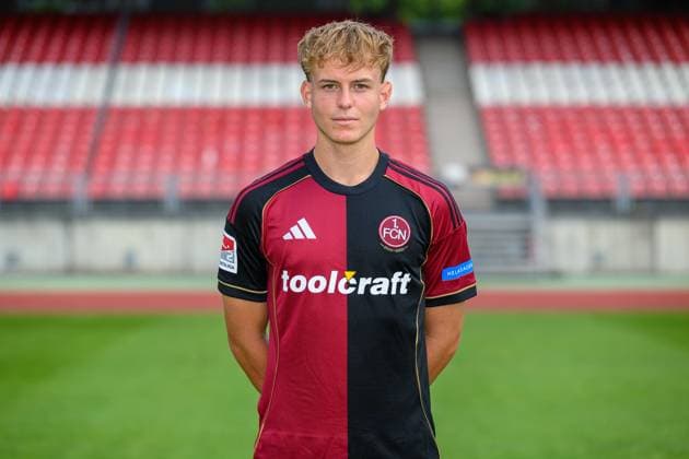 23 07 2025 1 FC Nuremberg FCN Club 2 Football Bundesliga BL Season 2025 2026 Photo appointment Portrait appointment Presentation Presentation Press appointment Single photo Single photo Portrait Portrait Headshot Eric Porstner 41, 1 FC Nuremberg FCN
