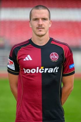 23 07 2025 1 FC Nuremberg FCN Club 2 Football Bundesliga BL Season 2025 2026 Photo appointment Portrait appointment Presentation Press appointment Single photo Single photo Portrait Portrait Headshot Ondrej Karafiat 44, 1 FC Nuremberg FCN