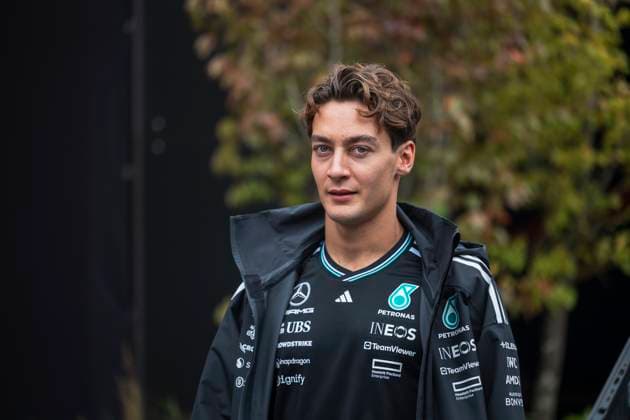 Formula 1 Moët & Chandon Belgian Grand Prix 2025 Alexis Perrin OVERTAKE MAXPPP - Stavelot 24 07 2025 63 RUSSELL George (gbr), Mercedes AMG Petronas, portrait at the Formula 1 Moët & Chandon Belgian Grand Prix 2025, the 13th round of the 2025 FIA Formula 1 World Championship, WM, Weltmeisterschaft at the Circuit de Spa-Francorchamps in Stavelot, Belgium, from July 24 to 27, 2025 Stavelot Belgium  Copyright: xOVERTAKE MAXPPPxAlexisxPerrinx OVT202507249542 OVT202507249542