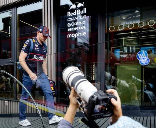 SPA - Max Verstappen (Red Bull Racing) arrives at the Spa-Francorchamps circuit ahead of the Belgian Grand Prix. ANP SEM VAN DER WAL xVIxANPxSportx xxANPxIVx 532085573 originalFilename: 532085573.jpg
