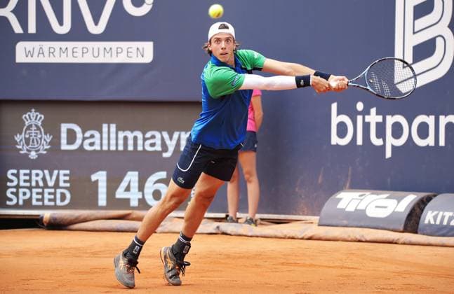 TENNIS - ATP, Tennis Herren Generali Open 2025 KITZBUEHEL,AUSTRIA,24.JUL.25 - TENNIS - ATP World Tour, Generali Open. Image shows Arthur Cazaux (FRA).  GEPAxpictures xMatthiasxHauer