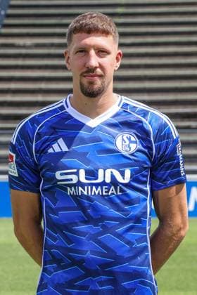 24 07 2025, Football, 2 Bundesliga, Season 2025 2026, FC Schalke 04, Janik Bachmann FC Schalke 04 Gelsenkirchen Parkstadion NRW Germany xRHR FOTO TRx Copyright: TimxRehbein RHR-FOTOx RHR-FOTO TR