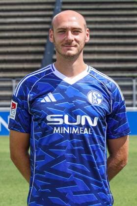 24 07 2025, Football, 2 Bundesliga, Season 2025 2026, FC Schalke 04, Henning Matriciani FC Schalke 04 Gelsenkirchen Parkstadion NRW Germany xRHR FOTO TRx Copyright: TimxRehbein RHR-FOTOx RHR-FOTO TR