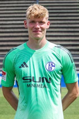 24 07 2025, Football, 2 Bundesliga, Season 2025 2026, FC Schalke 04, Johannes Siebeking FC Schalke 04 Gelsenkirchen Parkstadion NRW Germany xRHR FOTO TRx Copyright: TimxRehbein RHR-FOTOx RHR-FOTO TR