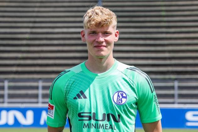 24 07 2025, Football, 2 Bundesliga, Season 2025 2026, FC Schalke 04, Johannes Siebeking FC Schalke 04 Gelsenkirchen Parkstadion NRW Germany xRHR FOTO TRx Copyright: TimxRehbein RHR-FOTOx RHR-FOTO TR