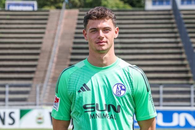 24 07 2025, Football, 2 Bundesliga, Season 2025 2026, FC Schalke 04, Luca Podlech FC Schalke 04 Gelsenkirchen Parkstadion NRW Germany xRHR FOTO TRx Copyright: TimxRehbein RHR-FOTOx RHR-FOTO TR