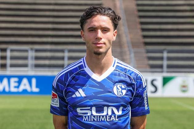 24 07 2025, Football, 2 Bundesliga, Season 2025 2026, FC Schalke 04, Soufiane El Faouzi FC Schalke 04 Gelsenkirchen Parkstadion NRW Germany xRHR FOTO TRx Copyright: TimxRehbein RHR-FOTOx RHR-FOTO TR